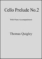 Cello Prelude No.2 P.O.D. cover